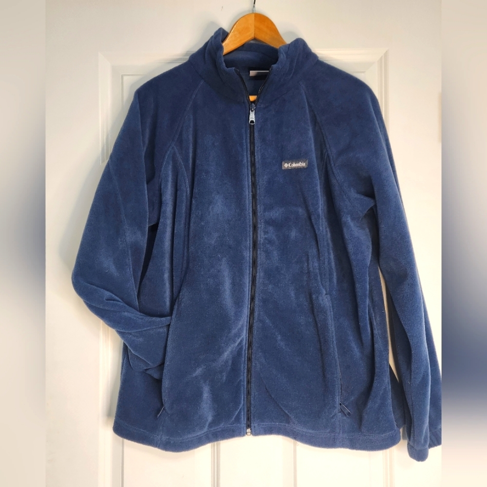 Blue Columbia Fullzip Fleece